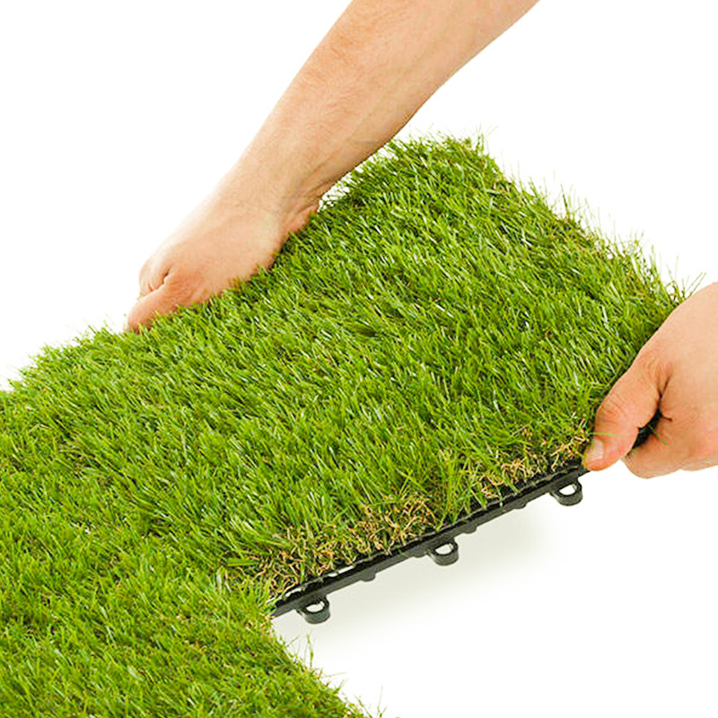 حماية البيئة بلاط العشب الاصطناعي المتشابك